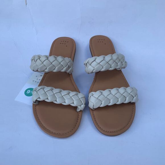 A New Day Lucy Braided Slip-On Sandals Size 9 NWT - Picture 1 of 4